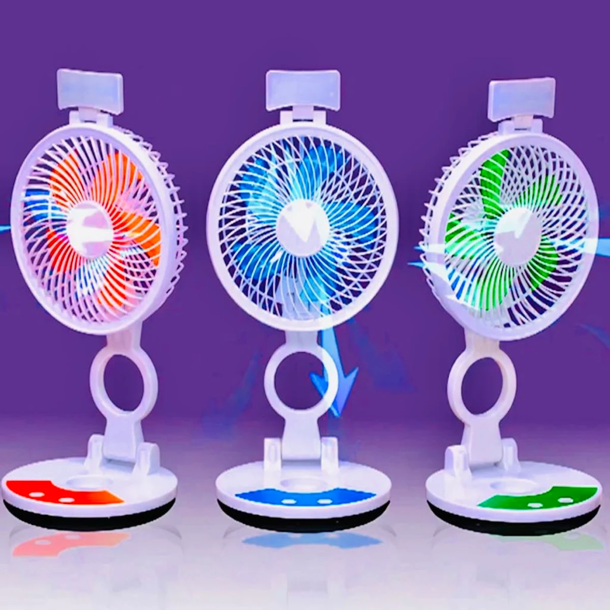 Portable Rechargeable Folding Fan